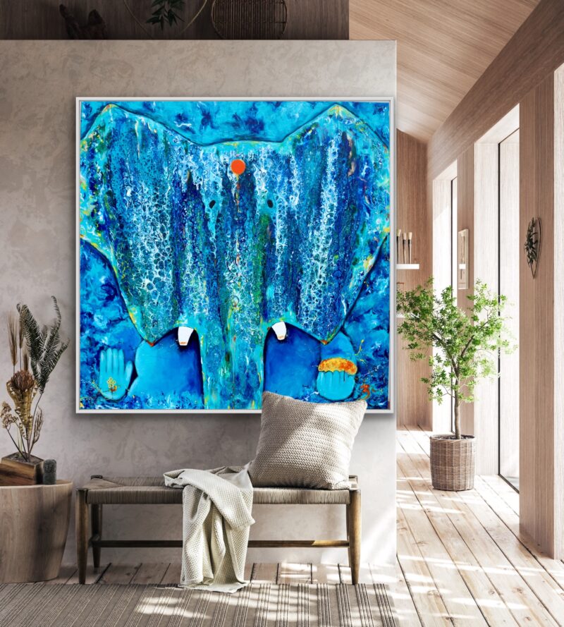 Ganesha in Blue – Kanak Kiran